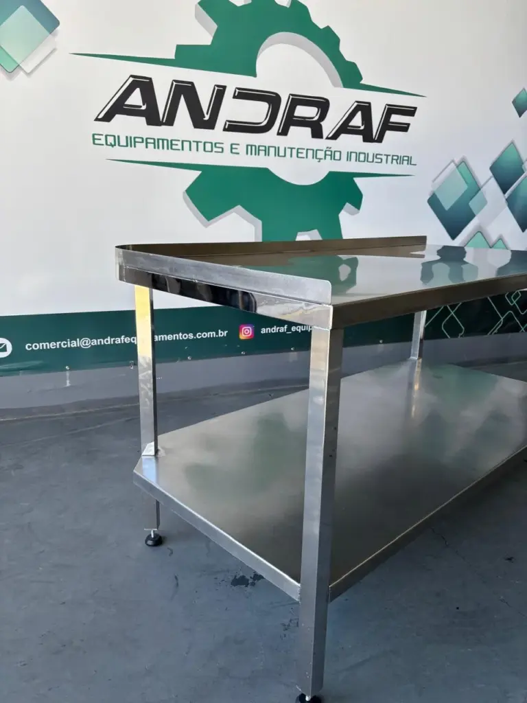 bancadas inox para indústrias alimentícias