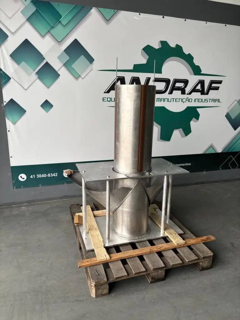 conjunto tubo formador indústria alimentícia