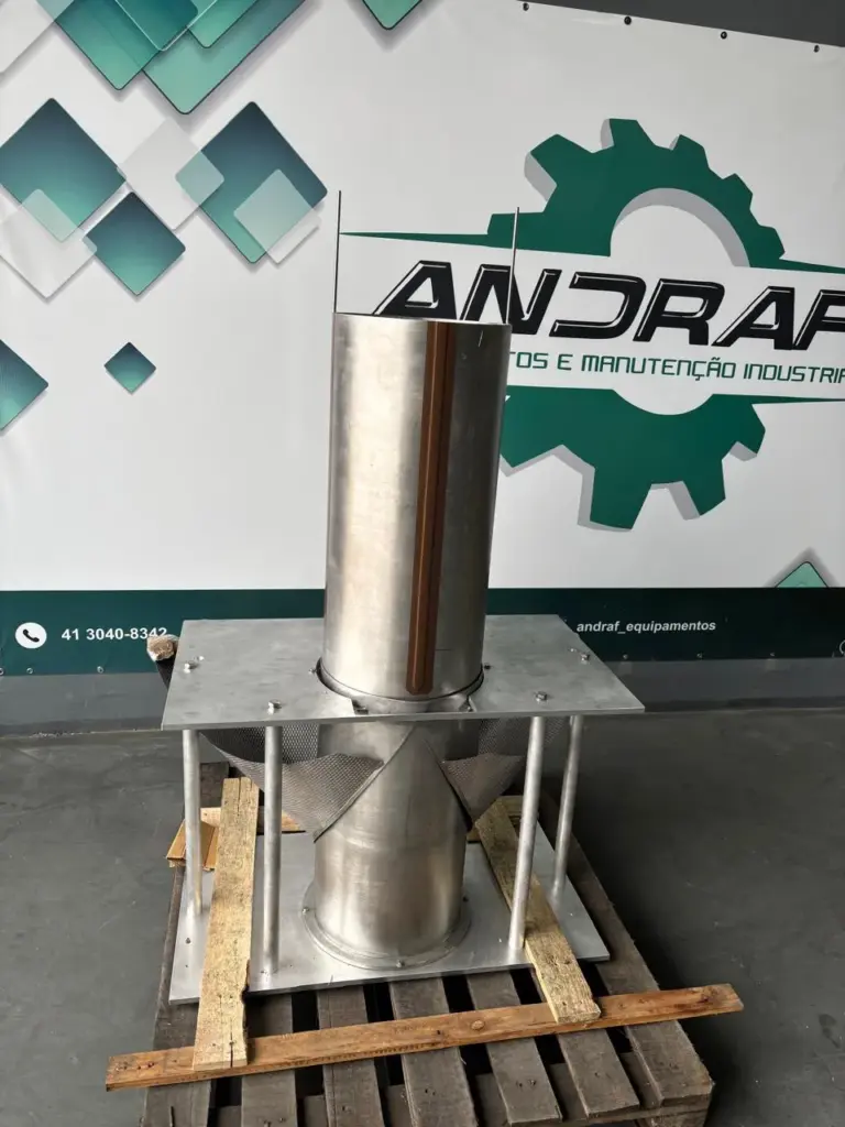 conjunto tubo formador indústria alimentícia