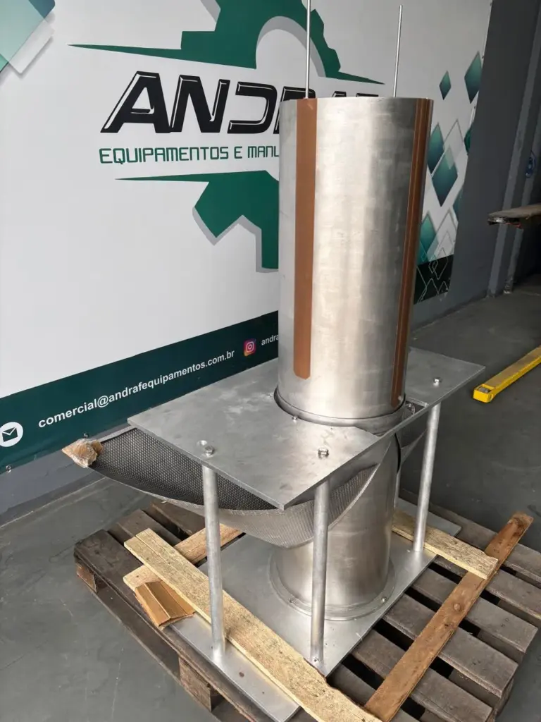 conjunto tubo formador indústria alimentícia