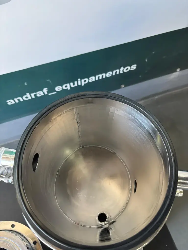 equipamentos para filtragem de chocolate