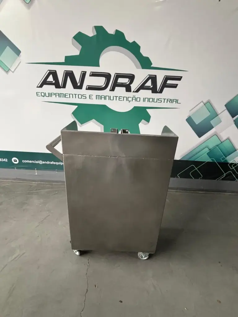 funil de inox para transporte de alimentos