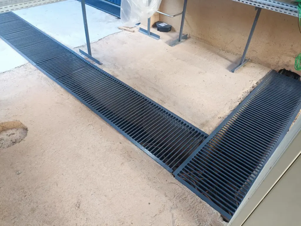 grelhas para escoamento industrial