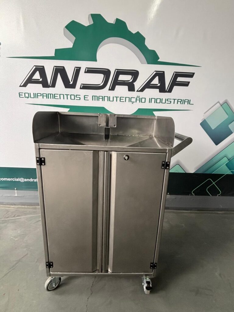 Carrinho com Funil – Inox 304