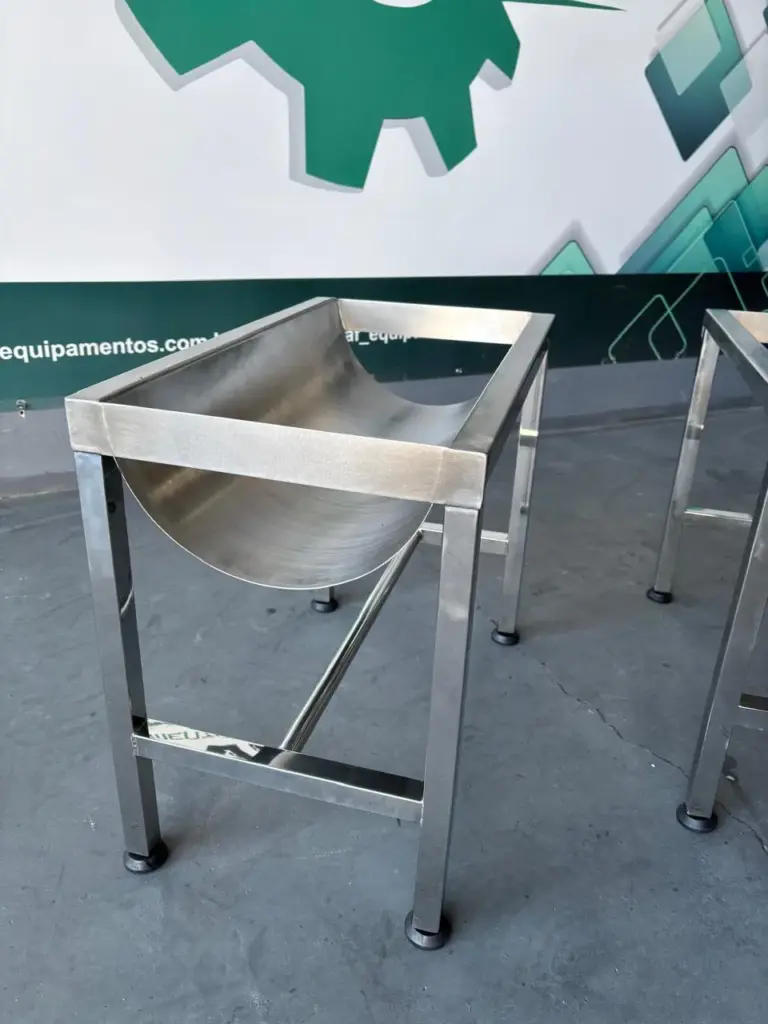 suporte bobinas inox 304