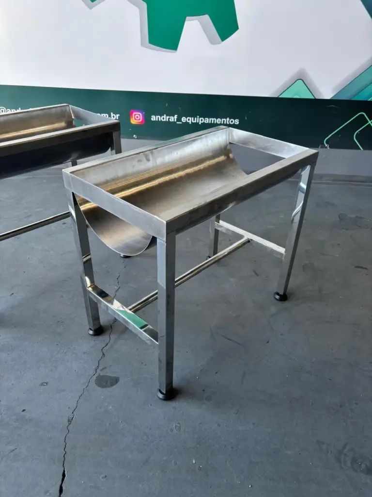 suporte bobinas inox 304