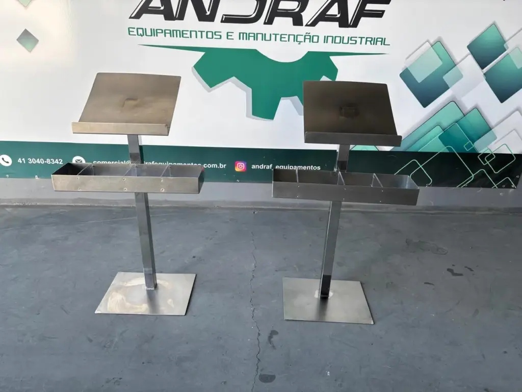suporte mecânico para equipamentos alimentícios