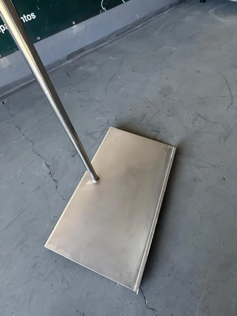 suporte para rodízios inox 304