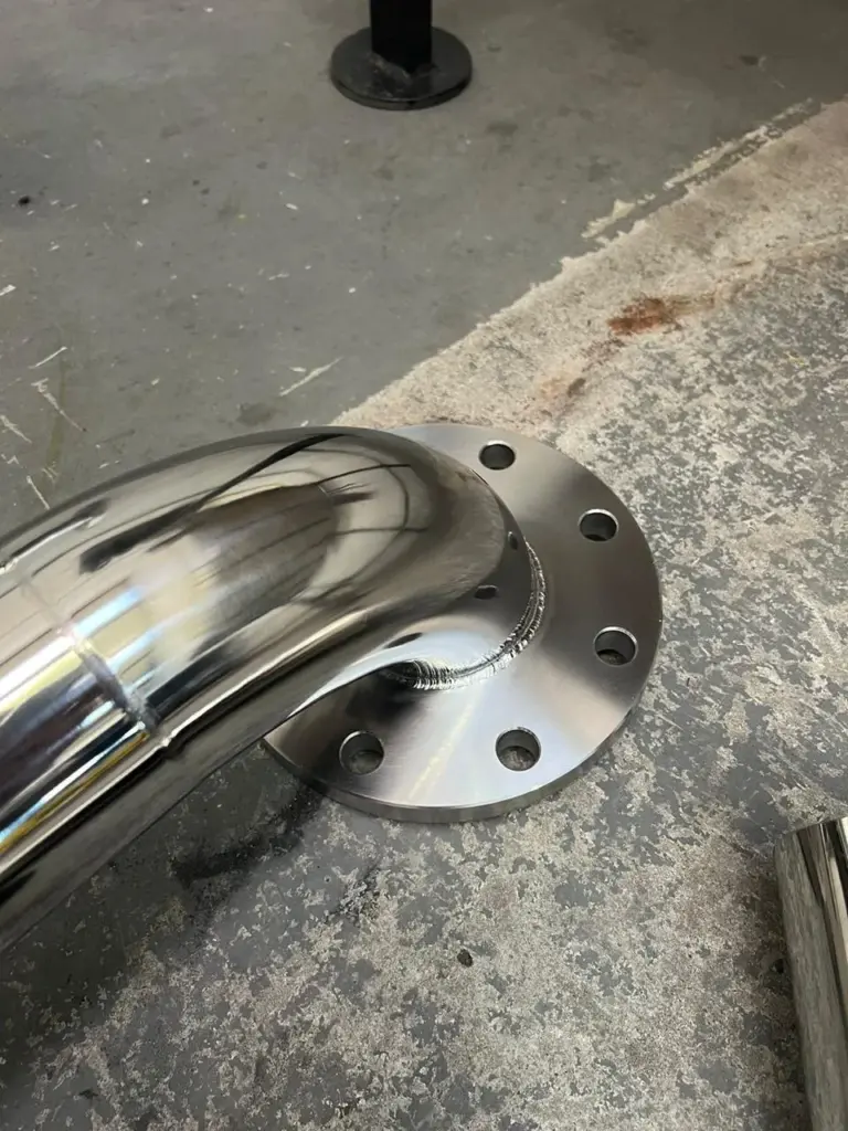 tubulação em aço inox para alimentos