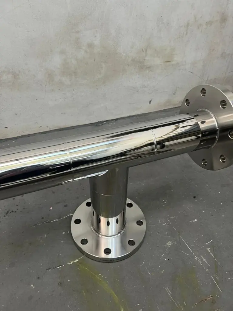 tubulação em aço inox para alimentos