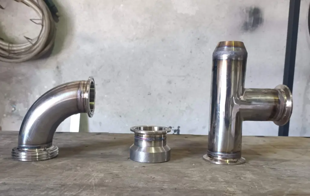 tubulação em aço inox para alimentos