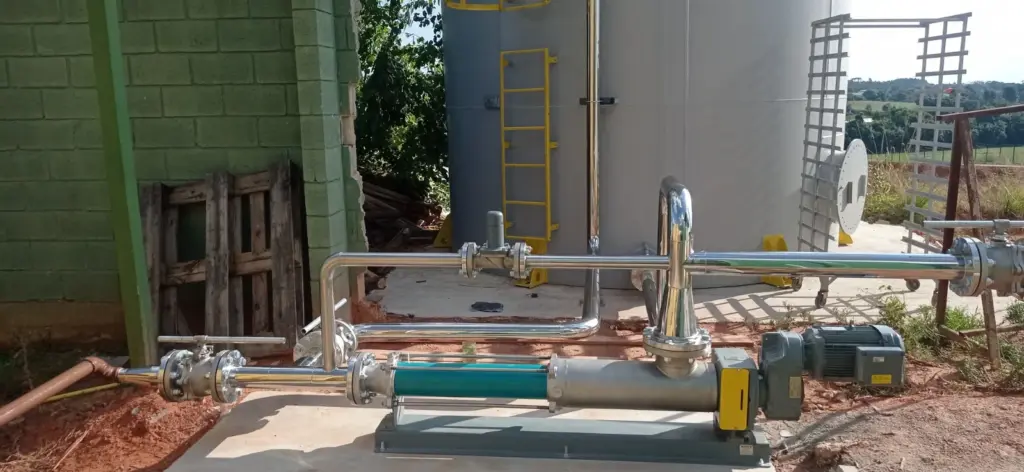 tubulação em aço inox para alimentos