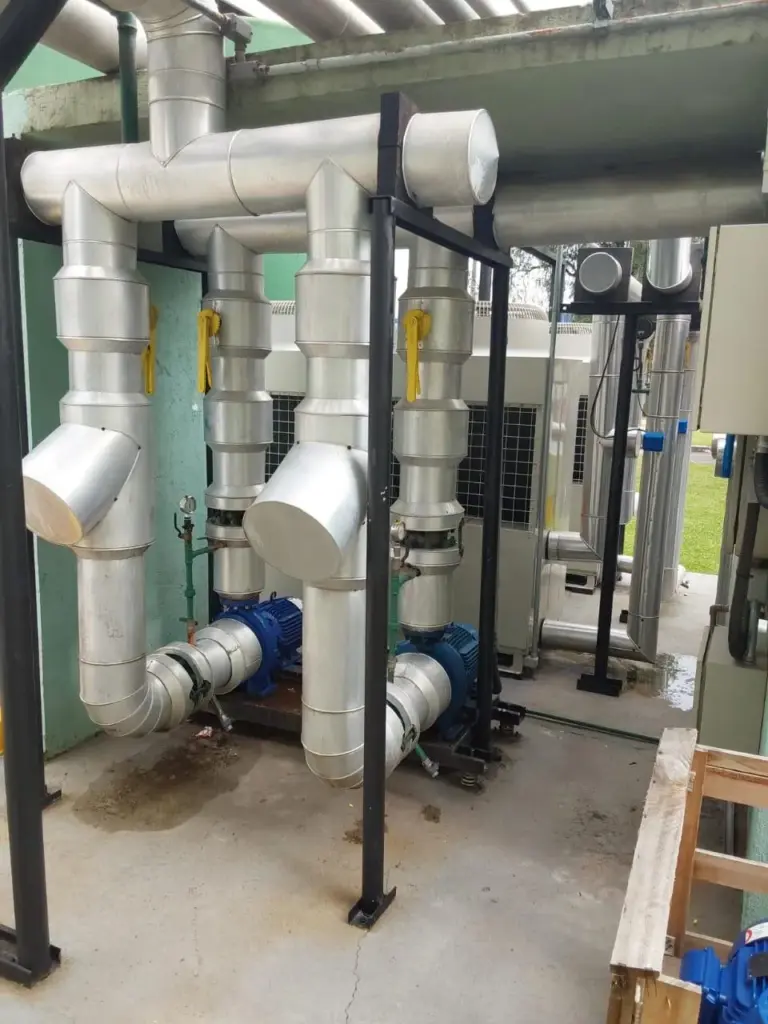 tubulação encamisada para indústrias alimentícias