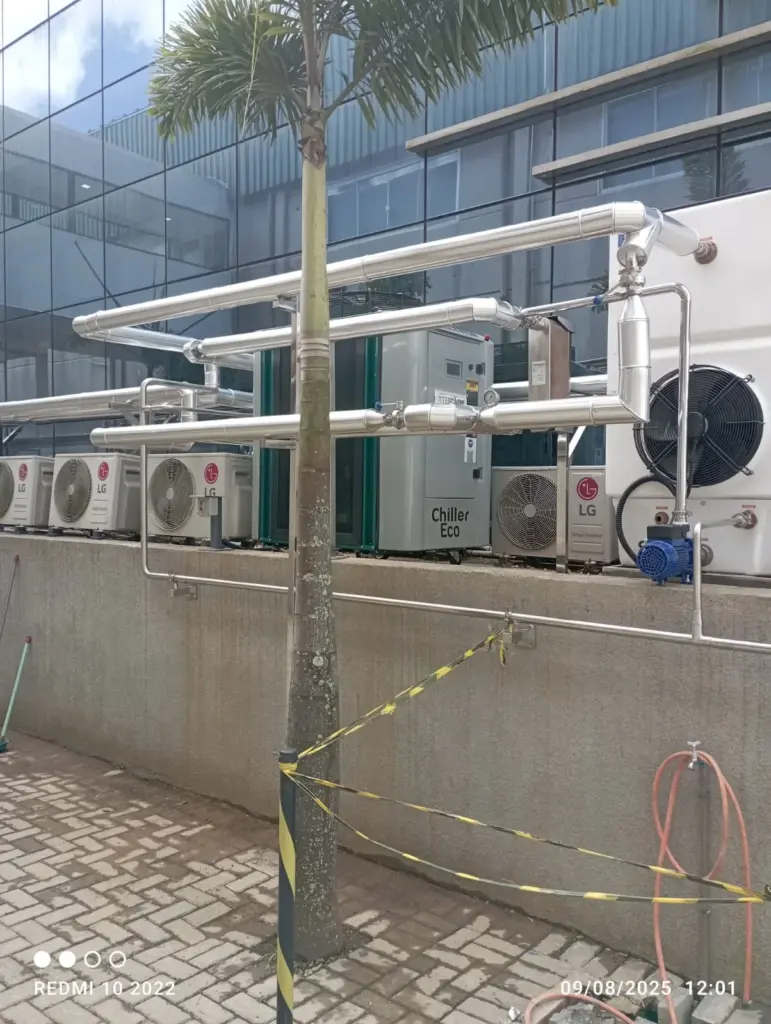 tubulação encamisada para indústrias alimentícias