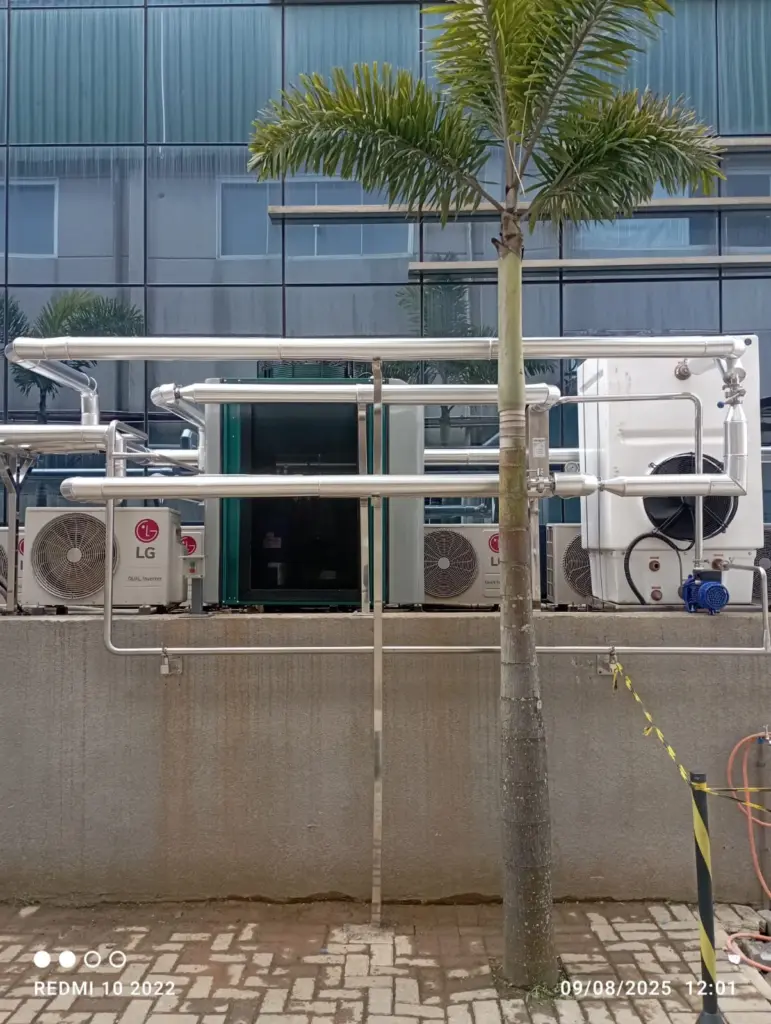 tubulação encamisada para indústrias alimentícias